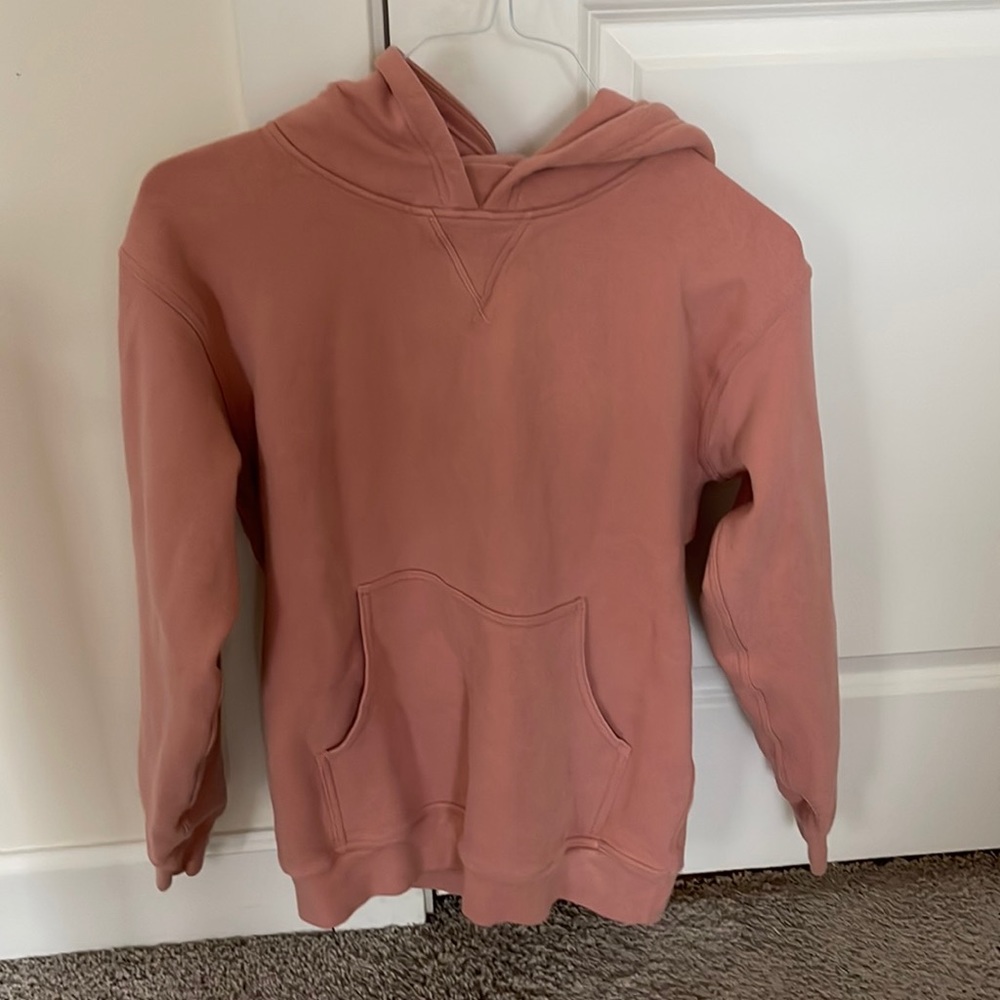 Pink Lululemon hoodie, size 6